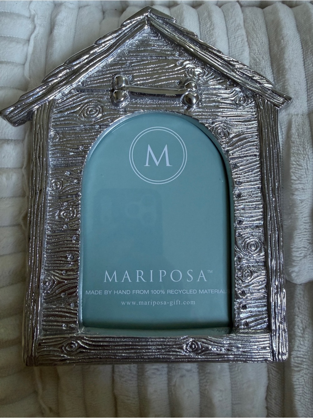 NWT MARIPOSA Dog Frame Doghouse Pet Photo Picture Frame 4x6 Dog Lover Gift